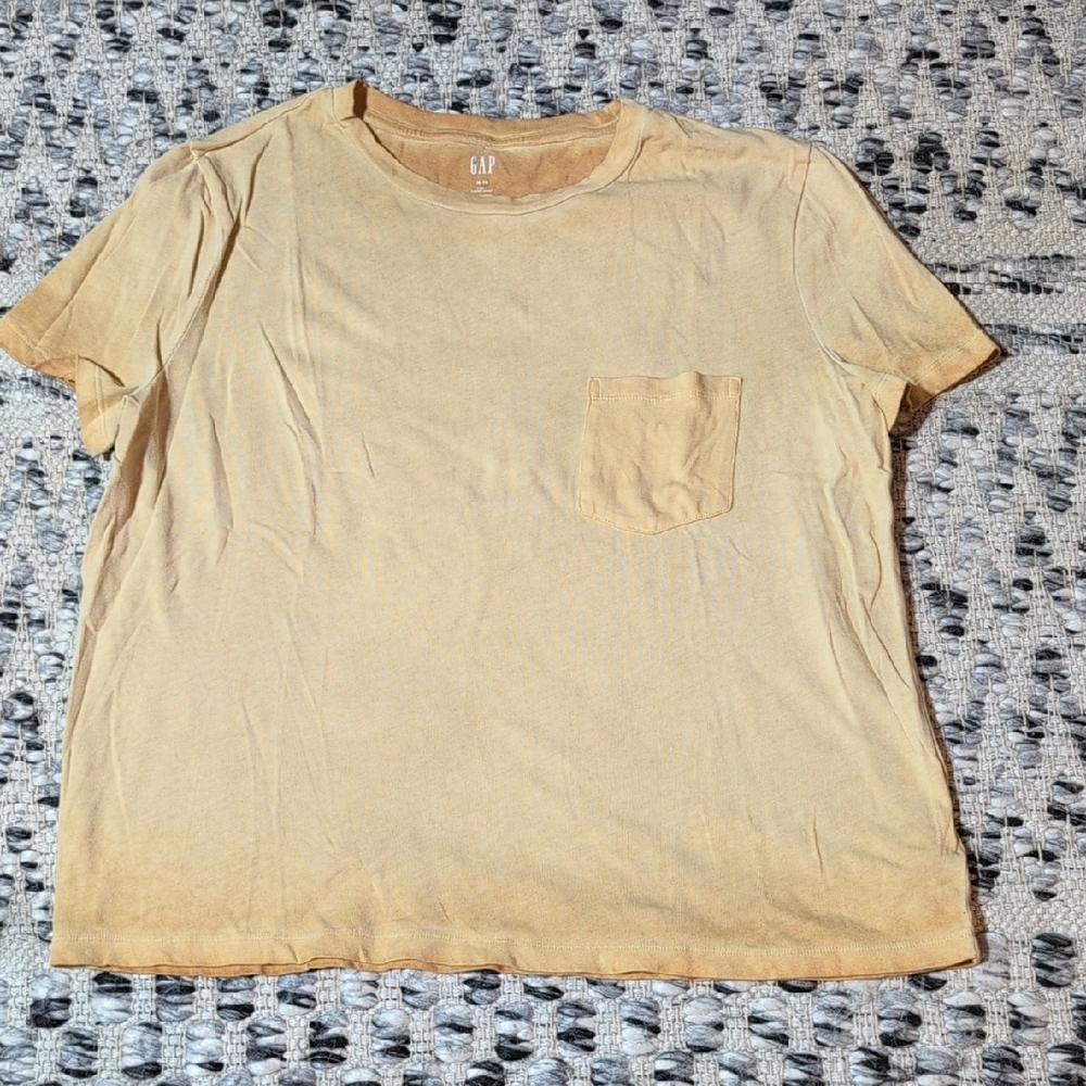 GAP Vintage Wash Crew Neck Tee with Pocket